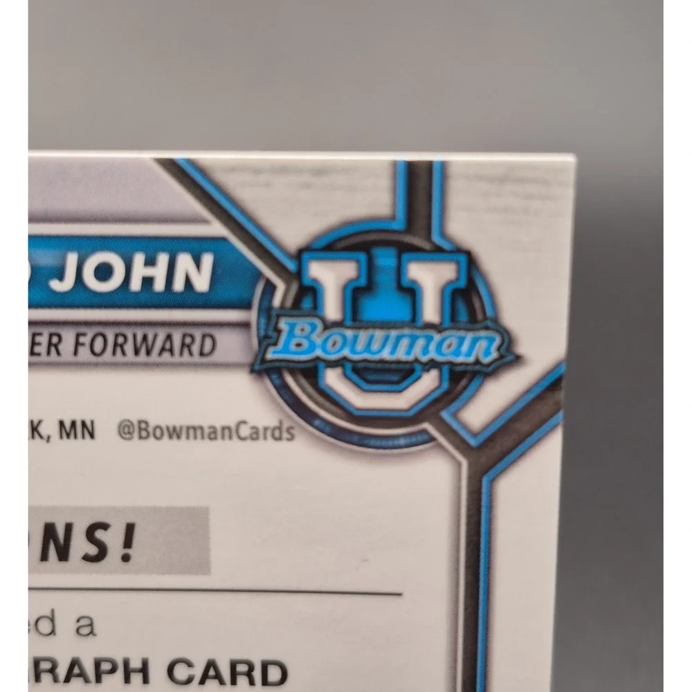 2022 Bowman Chrome Theo John #BCPA-TJO Silver Wave Refractor Auto /199 (AU) Duke
